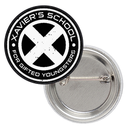 Значок Xavier’s School for Gifted Youngsters (X-Men, Marvel), white