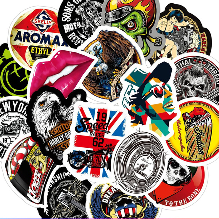 Набор стикеров Biker Theme (stk-029) (50 шт.) Набор стикеров Biker Theme (stk-029) (50 шт.)