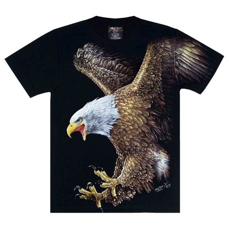 Футболка Bald Eagle (3D, светится в темноте)