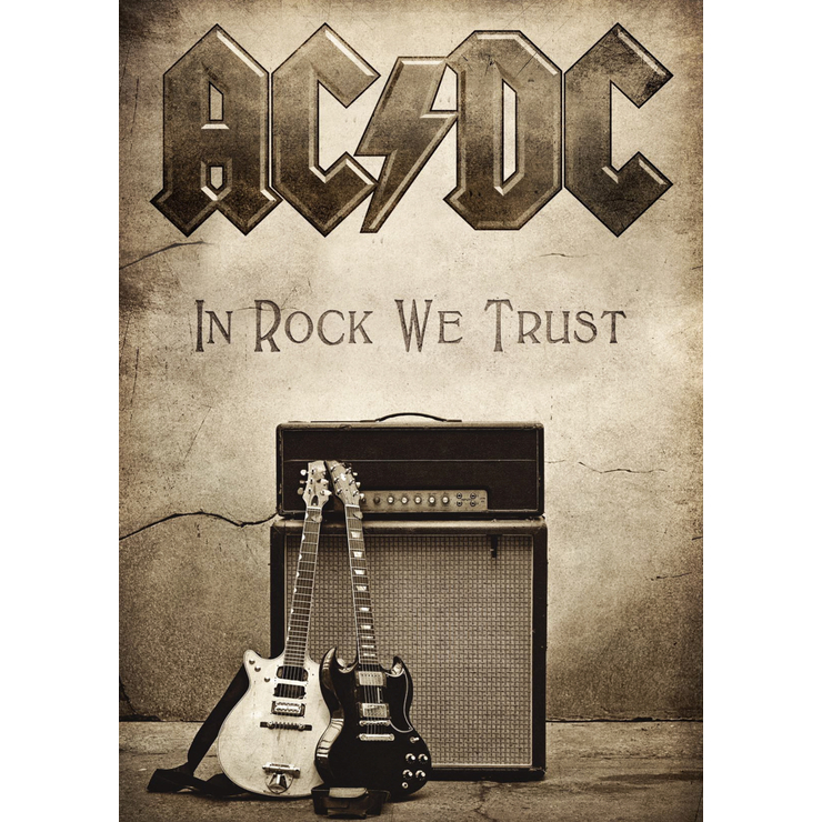 Плакат AC/DC (In Rock We Trust) Плакат AC/DC (In Rock We Trust)