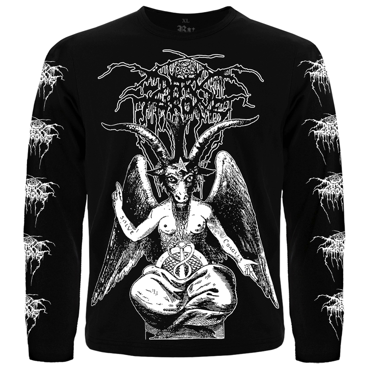 Футболка с длинным рукавом Darkthrone "Black Death & Beyond Baphomet"