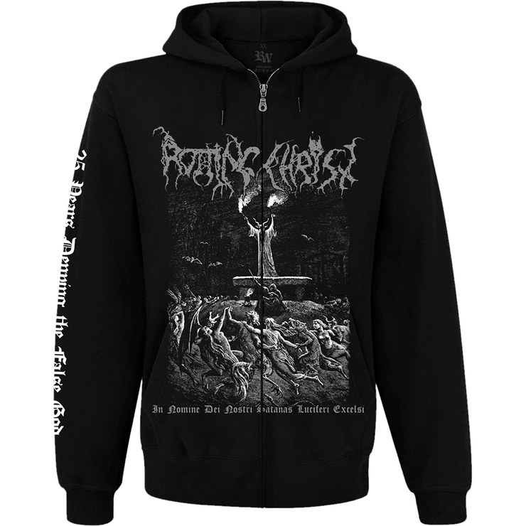 Худи Rotting Christ "In Nomine Dei Nostri Satanas Luciferi Excelsi" на молнии Худи Rotting Christ "In Nomine Dei Nostri Satanas Luciferi Excelsi" на молнии