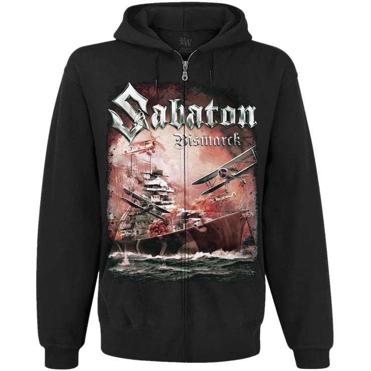 Худи Sabaton "Bismarck" на молнии Худи Sabaton "Bismarck" на молнии