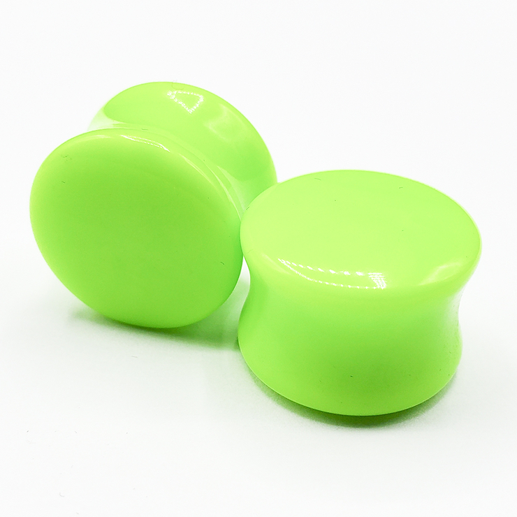 Комплект Плаг (акрил, салатовий, 2 шт, 16 мм) Комплект Плаг (акрил, салатовий, 2 шт, 16 мм)