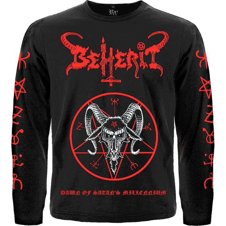 Футболка з довгим рукавом Beherit "Dawn Of Satan’s Millenium"