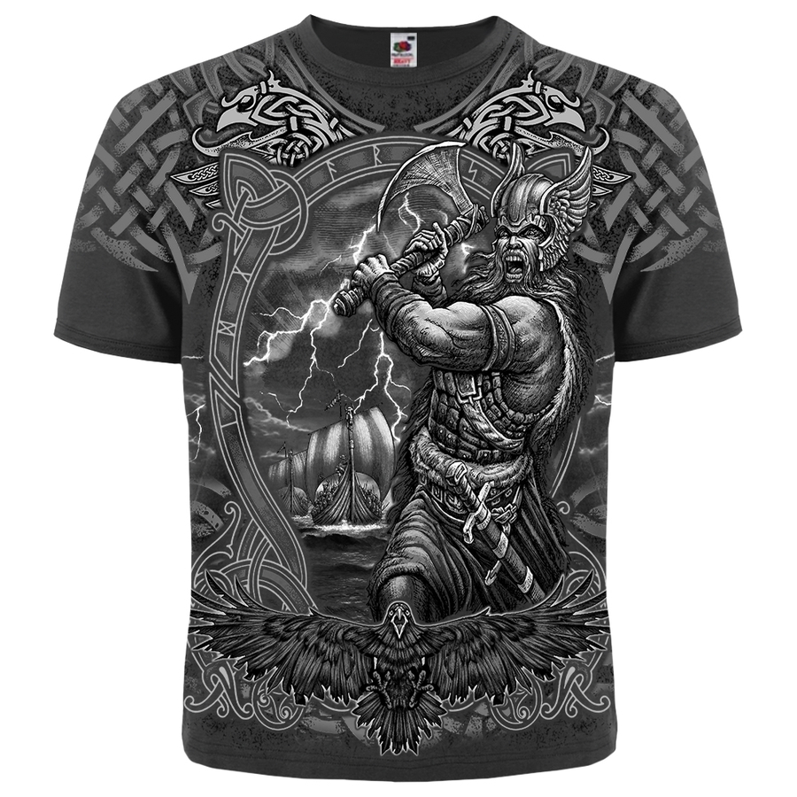 Футболка Viking Warrior (graphite t-shirt) - купить мужские/женские  Футболки в Киеве, цены в Украине - интернет-магазин Rockway