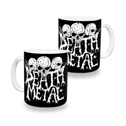 Чашка Death Metal (Skulls)