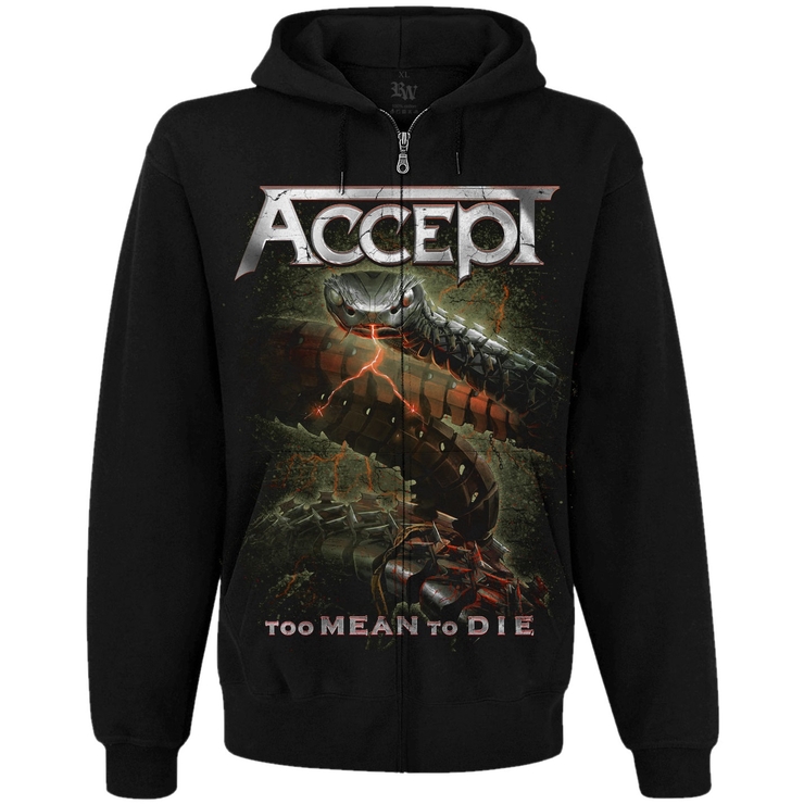 Худи Accept "Too Mean to Die" на молнии Худи Accept "Too Mean to Die" на молнии
