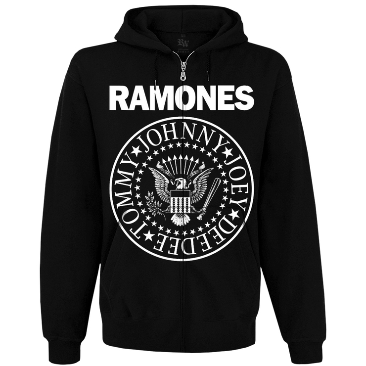 Худи Ramones "Hey Ho Let’s Go" на молнии Худи Ramones "Hey Ho Let’s Go" на молнии