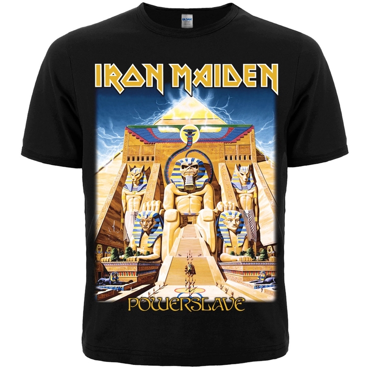Футболка Iron Maiden "Powerslave" (черная футболка) Футболка Iron Maiden "Powerslave" (черная футболка)