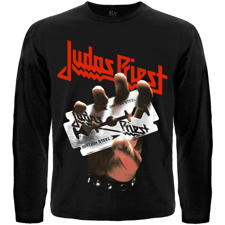 Футболка с длинным рукавом Judas Priest "British Steel" Футболка с длинным рукавом Judas Priest "British Steel"