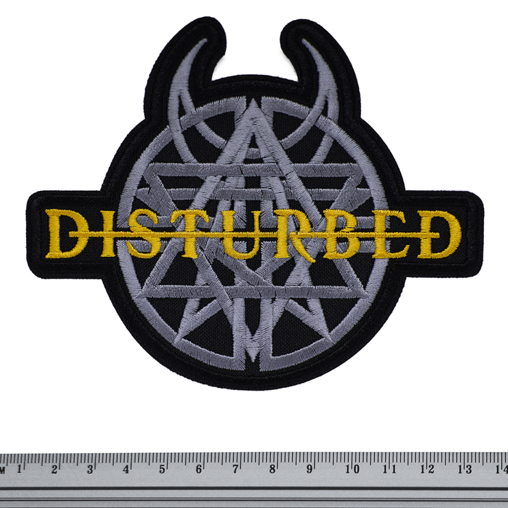 Нашивка Disturbed (logo band) Нашивка Disturbed (logo band)