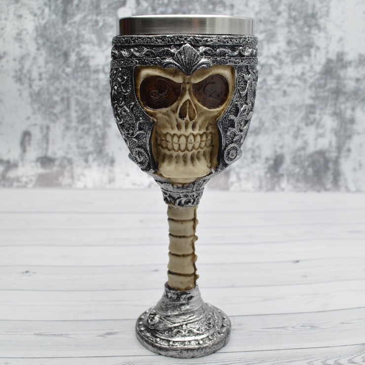 Подарунковий Келих Череп у римському шоломі 180 мл (cub-009) Подарунковий Келих Череп у римському шоломі 180 мл (cub-009)