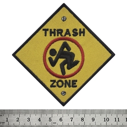 Нашивка D.R.I. "Thrash Zone" (PS-128)