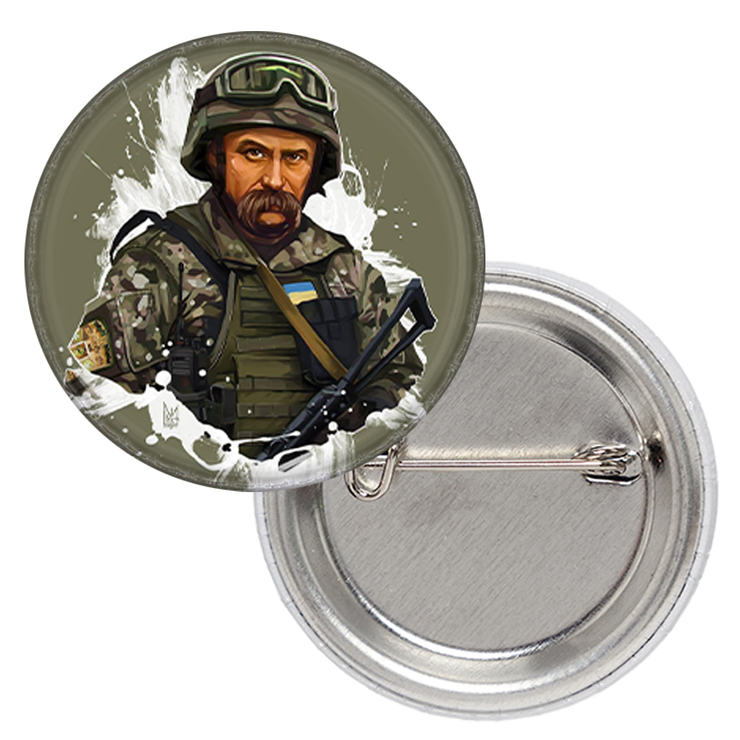 Патриотический значок Слава Україні (Кобзар) Патриотический значок Слава Україні (Кобзар)