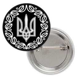 Патриотический значок Тризуб (візерунок)