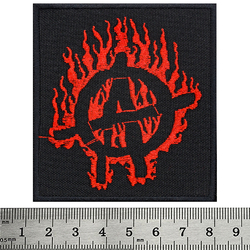 Нашивка Anarchy in flame (pt-038)