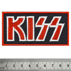 Нашивка Kiss (red logo) (pt-039)