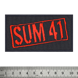 Нашивка Sum 41 (red logo) (pt-023)