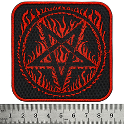 Нашивка Burning Pentagram (pt-056)