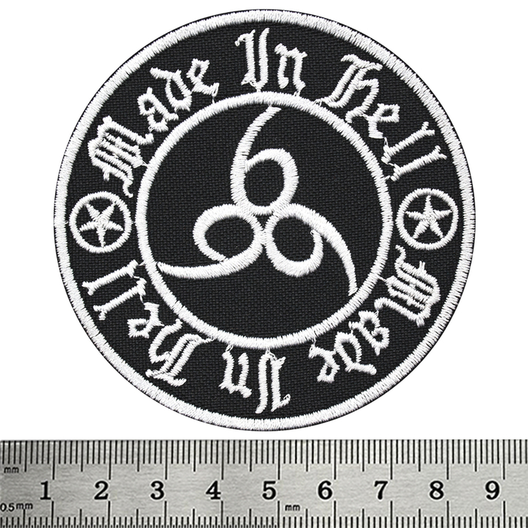 Нашивка Made in Hell (666) (pt-053) Нашивка Made in Hell (666) (pt-053)