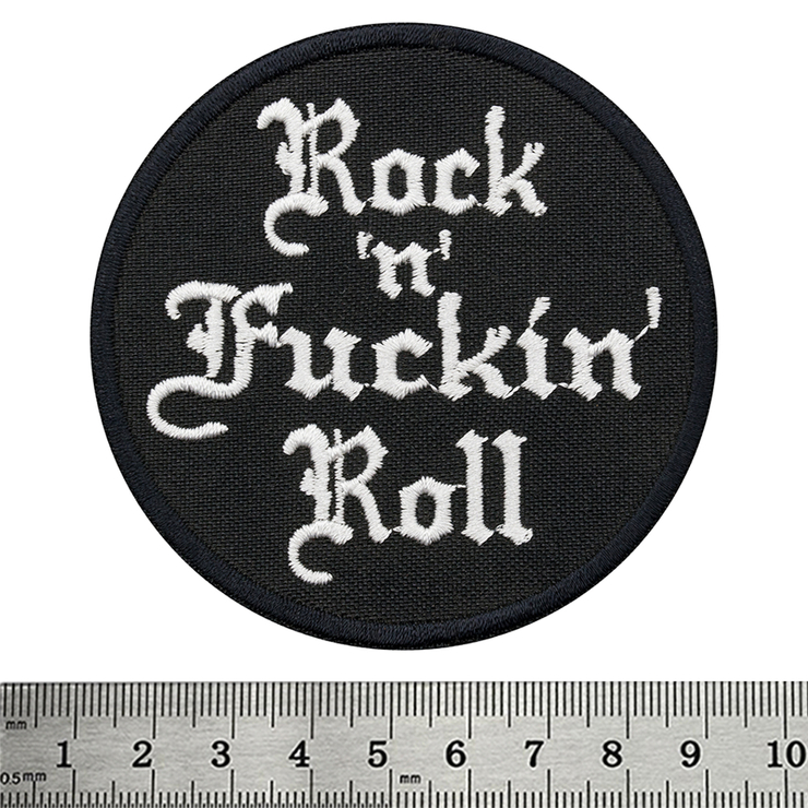 Нашивка Rock’n’Fuckin’Roll (pt-047) Нашивка Rock’n’Fuckin’Roll (pt-047)