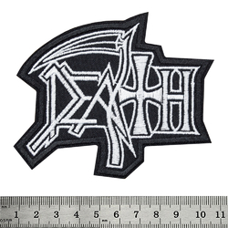 Нашивка Death (white logo) Нашивка Death (white logo)
