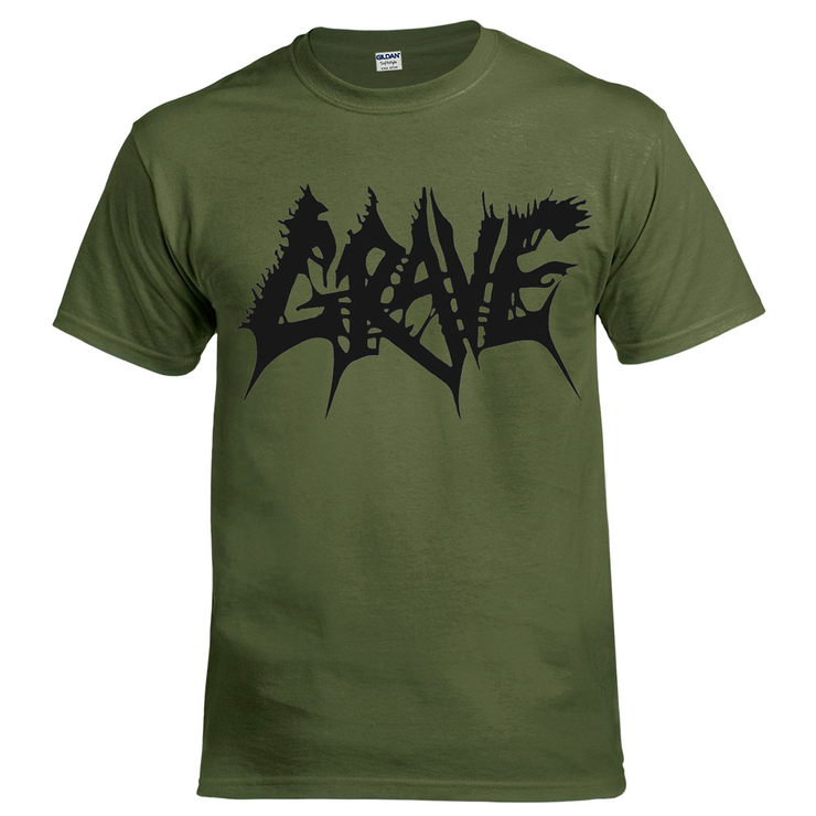 Футболка Grave (old school death metal) olive t-shirt
