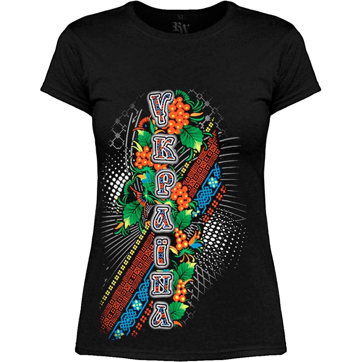 Женская футболка Калина