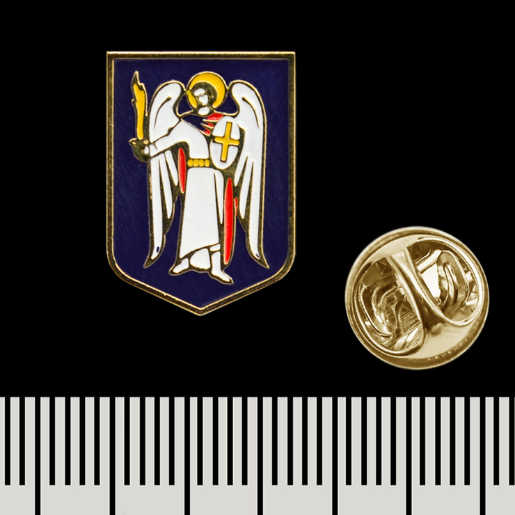 Пін (значок) фігурний Герб Києва (pnua-008) Пін (значок) фігурний Герб Києва (pnua-008)
