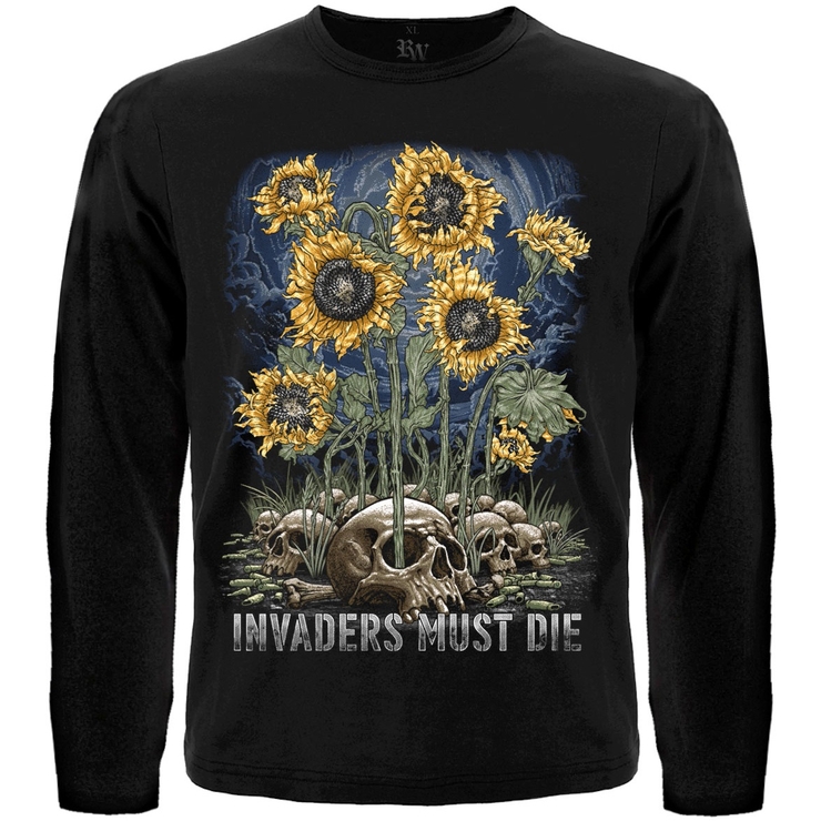 Футболка з довгим рукавом Invaders Must Die (Соняшники) Футболка з довгим рукавом Invaders Must Die (Соняшники)