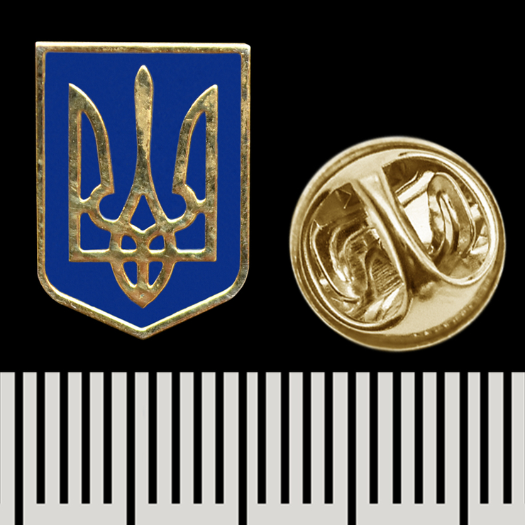Пин (значок) фигурный Герб України (pnua-010)