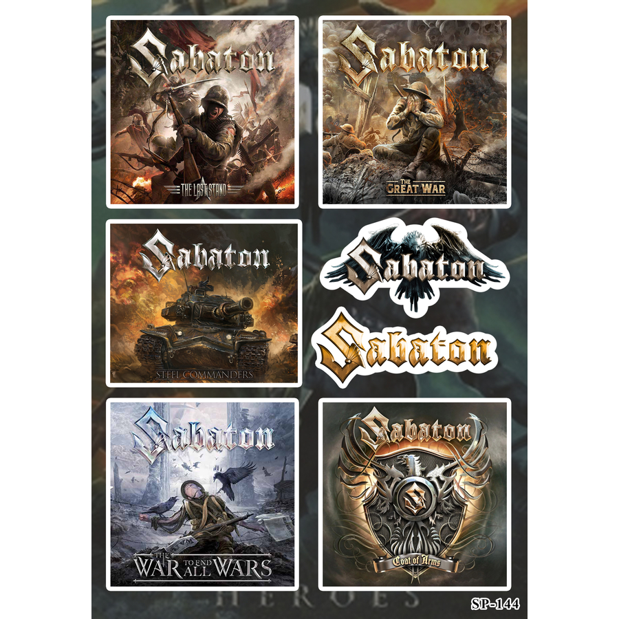 Sabaton Alignment Chart Стікерпак Sabaton SP-144 - купити стікерпак Sabaton ціни в Україні ...