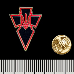 Пин (значок) фигурный Хрест УПА (pnua-015)