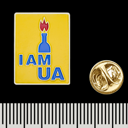 Пин (значок) фигурный I am UA (pnua-016)