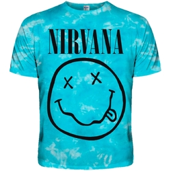 Футболка Tie Dye Nirvana - Smile (Lightsky Blue)