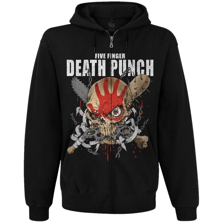 Худи Five Finger Death Punch на молнии Худи Five Finger Death Punch на молнии