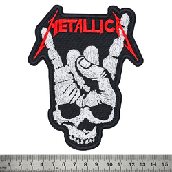 Нашивка Metallica (Skull Sign of the Horns)