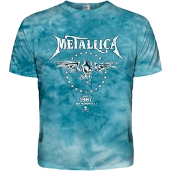 Футболка Tie Dye Metallica - Scary Guy (Steel Blue)
