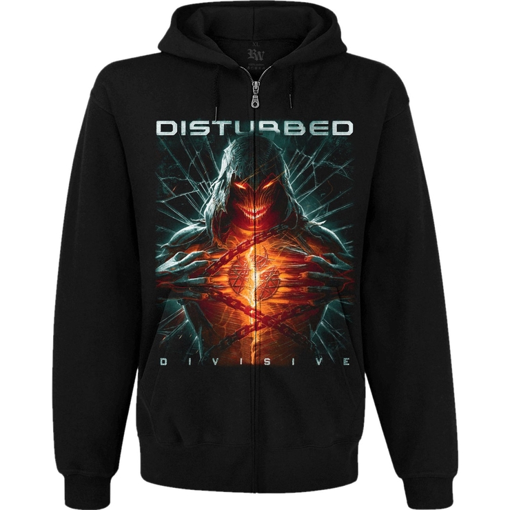 Худи Disturbed "Divisive" на молнии