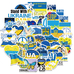 Набір стікерів Stand With Ukraine (stk-059) 49 шт Набір стікерів Stand With Ukraine (stk-059) 49 шт