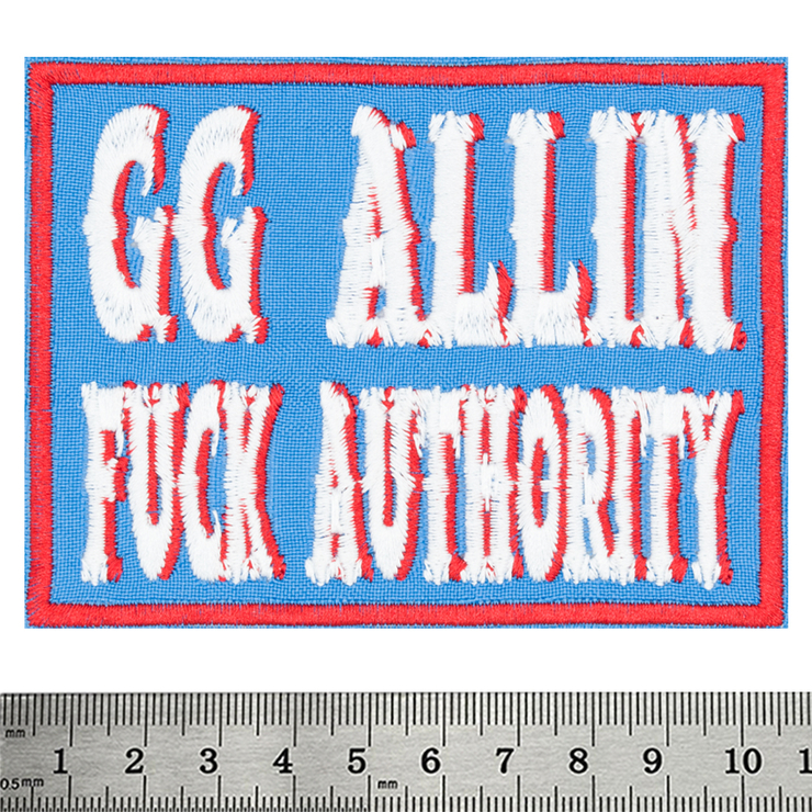 Нашивка GG Allin (Fuck Authority) Нашивка GG Allin (Fuck Authority)