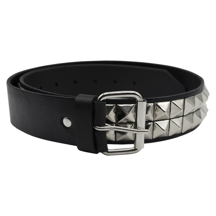 Ремень (bpl-001) с большой пирамидой (2 ряда) Ремень (bpl-001) с большой пирамидой (2 ряда)