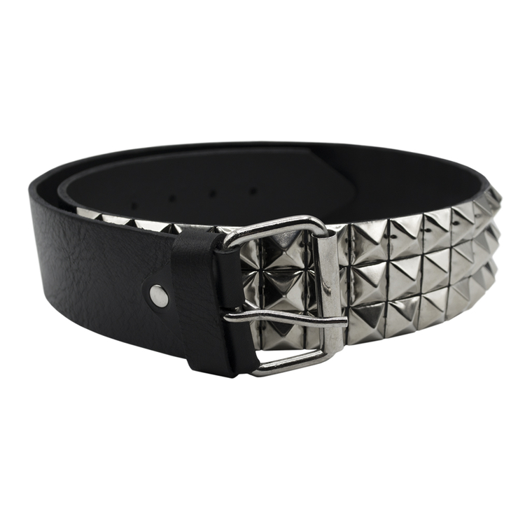 Ремень (bpl-002) с большой пирамидой (3 ряда) Ремень (bpl-002) с большой пирамидой (3 ряда)