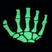 Перчатки (glcn-002) Кисть скелета (светятся во тьме)