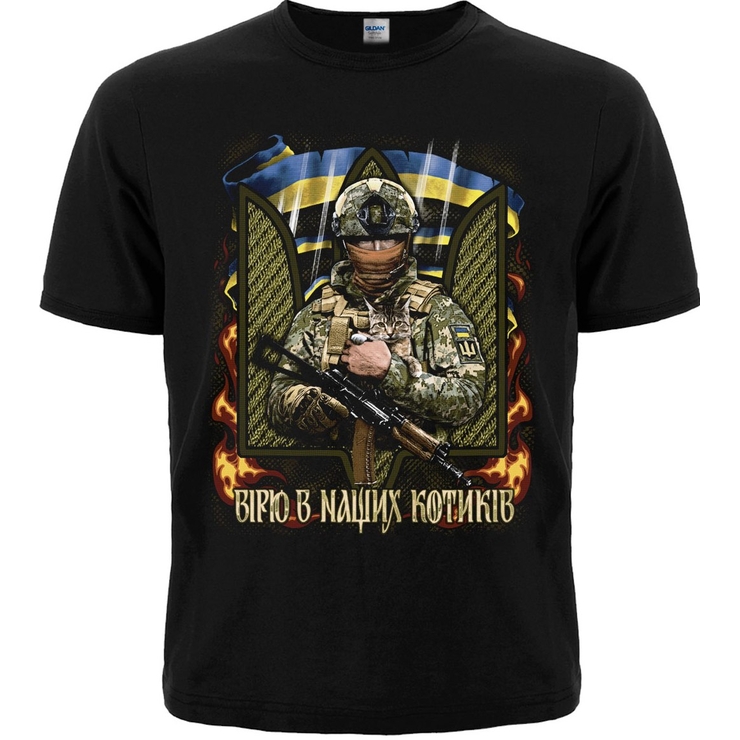 Футболка Вірю в наших котиків Футболка Вірю в наших котиків