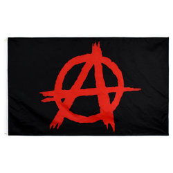 Флаг Анархия (черно-красный) (fcn-004)