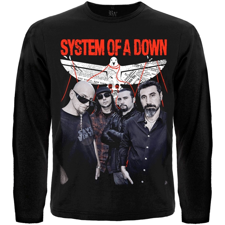 Футболка з довгим рукавом System Of A Down "Overcome" Футболка з довгим рукавом System Of A Down "Overcome"