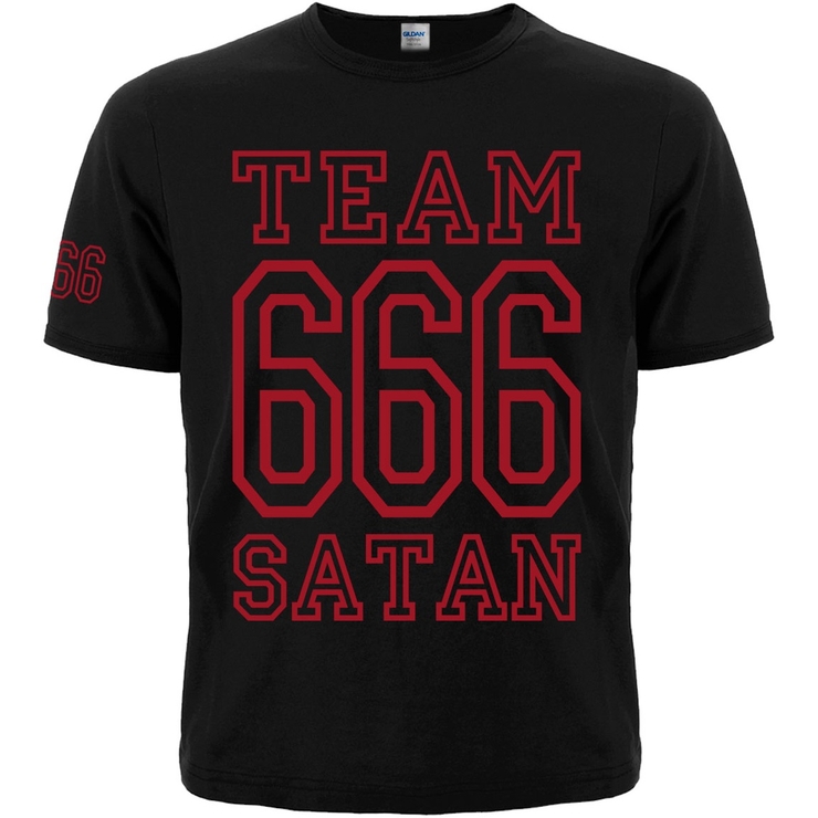 Футболка Team Satan - 666 (red) Футболка Team Satan - 666 (red)