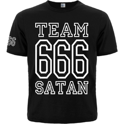 Футболка Team Satan - 666 (white)